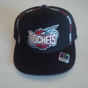 HOUSTON ROCKETS 7 1/8 REEBOK HAT CAP VINTAGE Y2K 00S H5